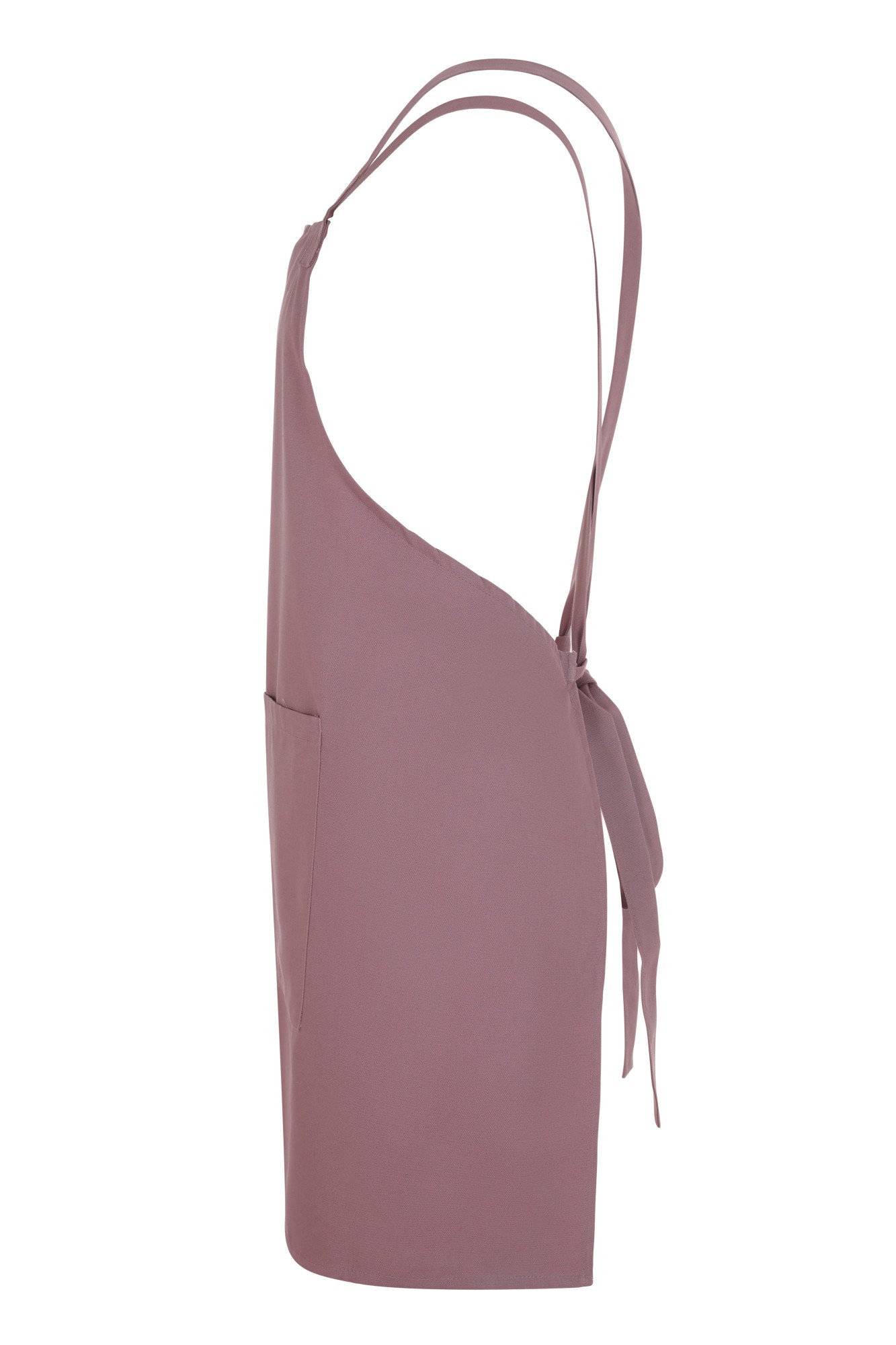 404214.DELANTAL PETO ORGÁNICO GROSELLA U