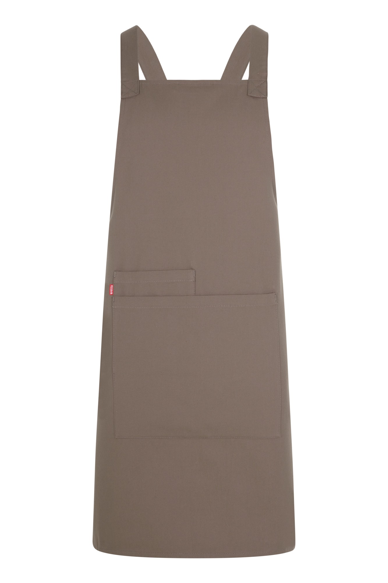 404214.DELANTAL PETO ORGÁNICO AVELLANA U