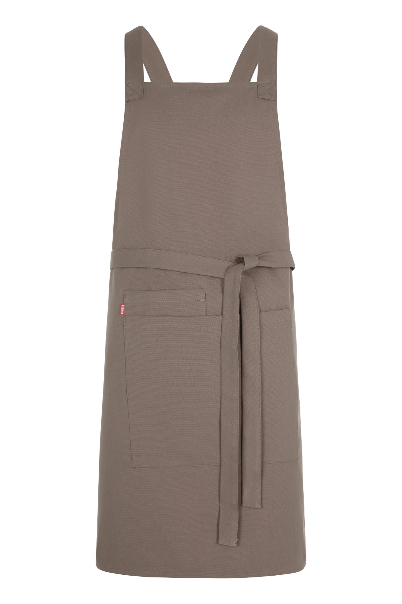 404214.DELANTAL PETO ORGÁNICO AVELLANA U