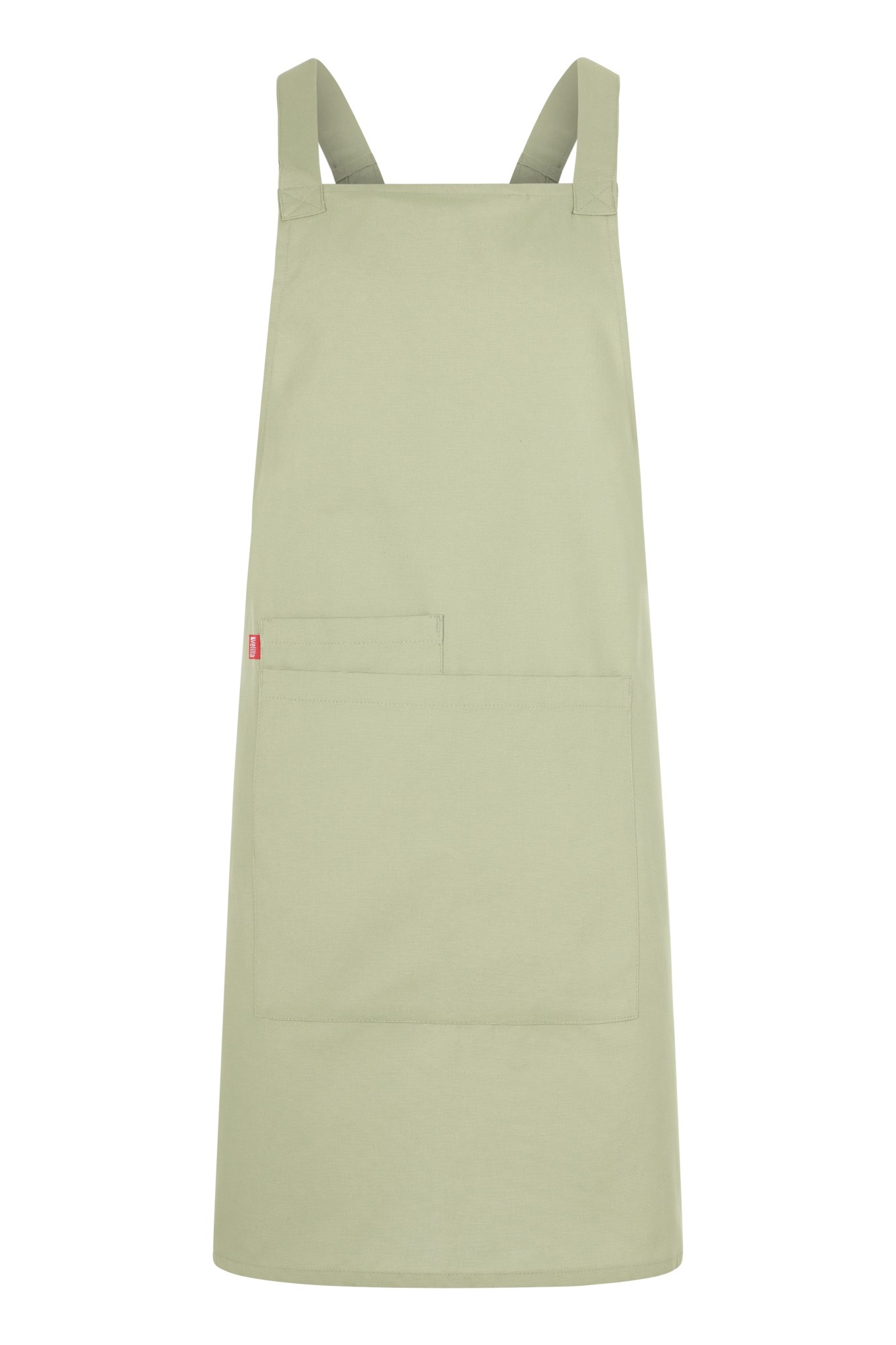 404214.DELANTAL PETO ORGÁNICO PISTACHO U