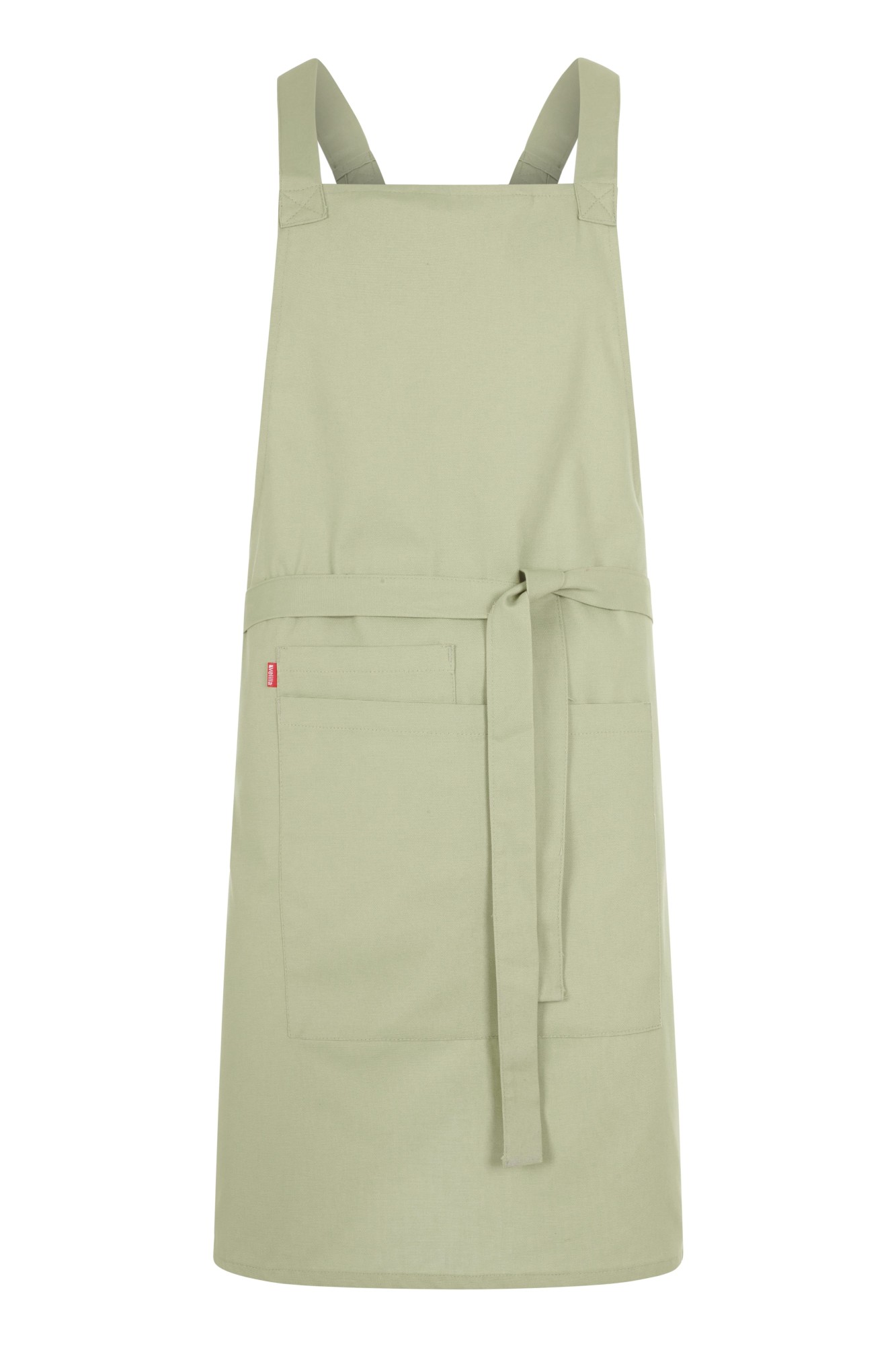 404214.DELANTAL PETO ORGÁNICO PISTACHO U