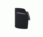 404221B.DELANTAL CANVAS CORTO NEGRO/GRIS U