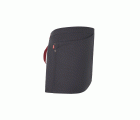 404221B.DELANTAL CANVAS CORTO GRIS/GRANATE U