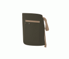 404221B.DELANTAL CANVAS CORTO VERDE OLIVA/BEIGE ARENA U