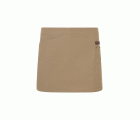 404221B.DELANTAL CANVAS CORTO BEIGE ARENA/MARRÓN U
