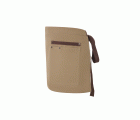 404221B.DELANTAL CANVAS CORTO BEIGE ARENA/MARRÓN U
