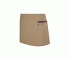 404221B.DELANTAL CANVAS CORTO BEIGE ARENA/MARRÓN U
