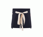 404221B.DELANTAL CANVAS CORTO AZUL NAVY/MARFIL U