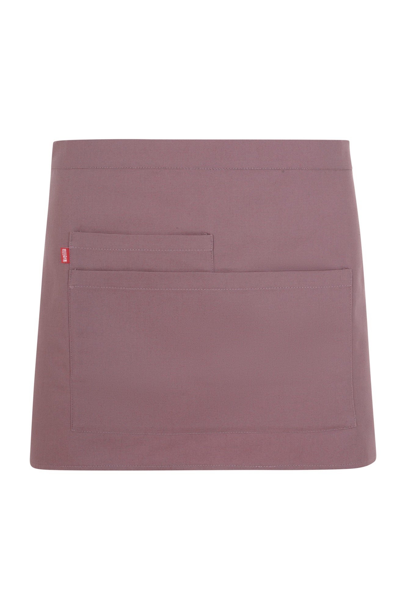 404224.DELANTAL CORTO ORGÁNICO GROSELLA U