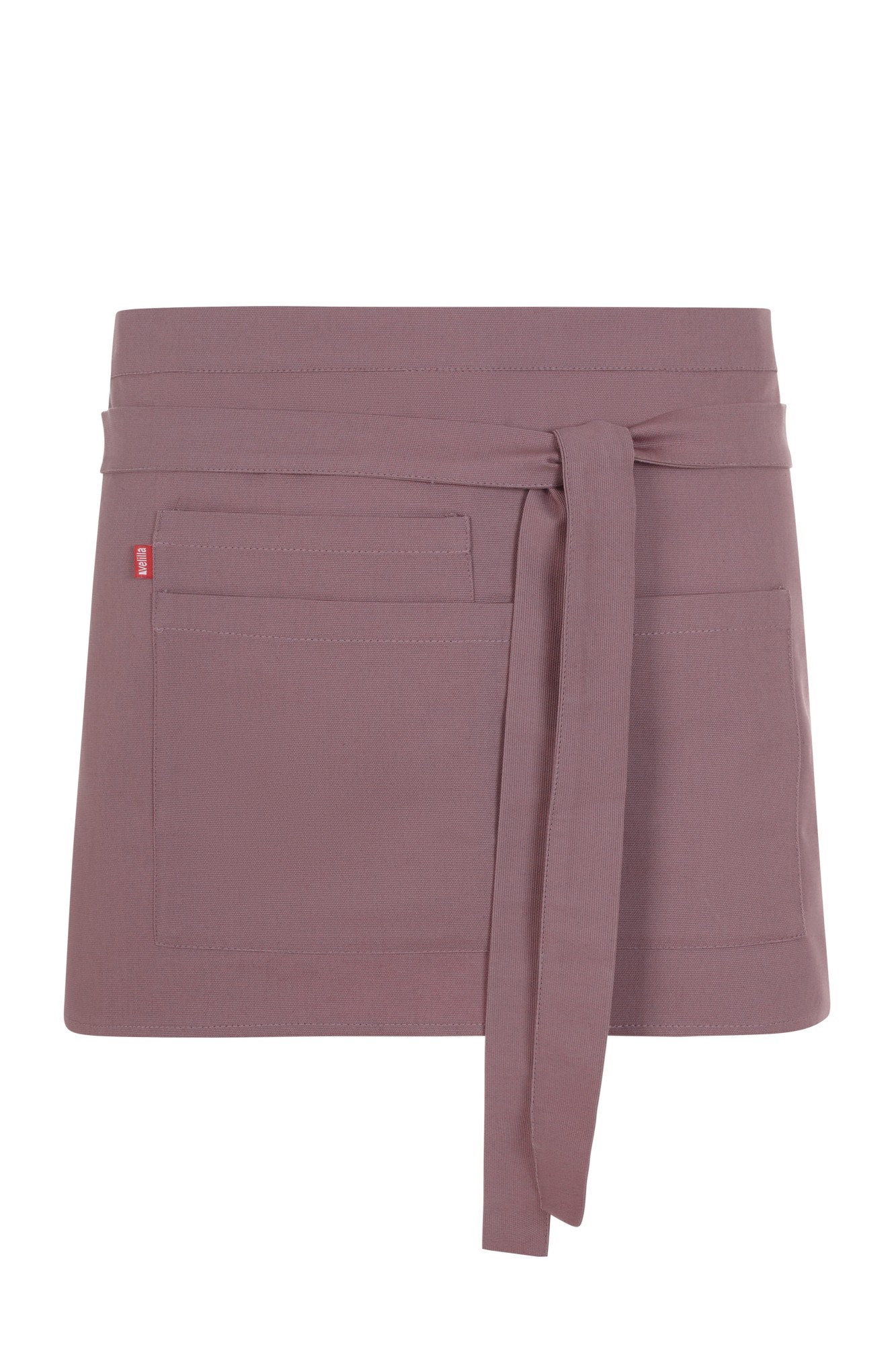 404224.DELANTAL CORTO ORGÁNICO GROSELLA U