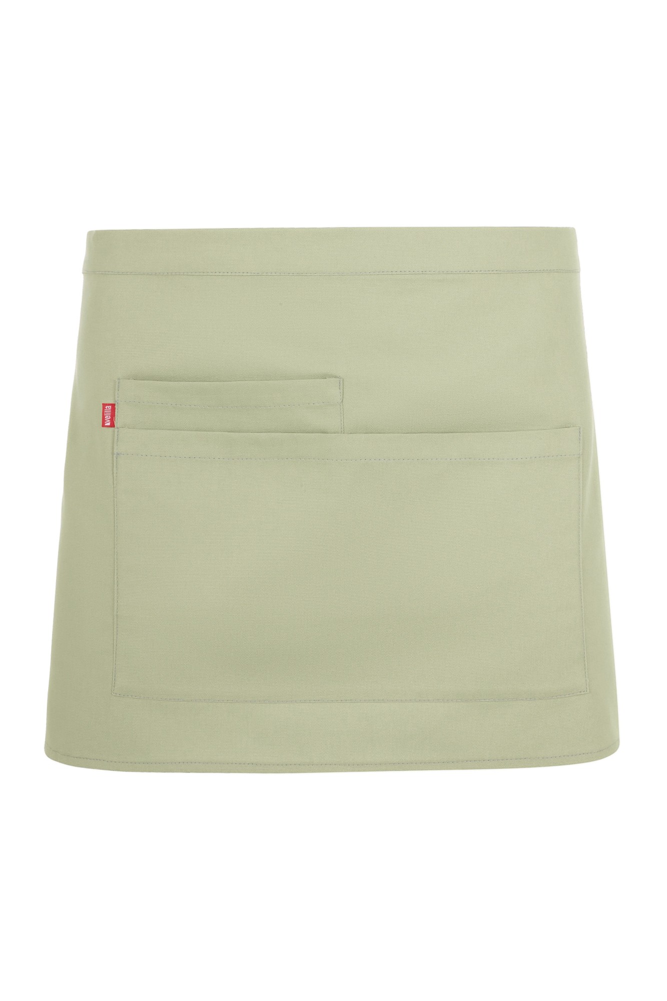 404224.DELANTAL CORTO ORGÁNICO PISTACHO U