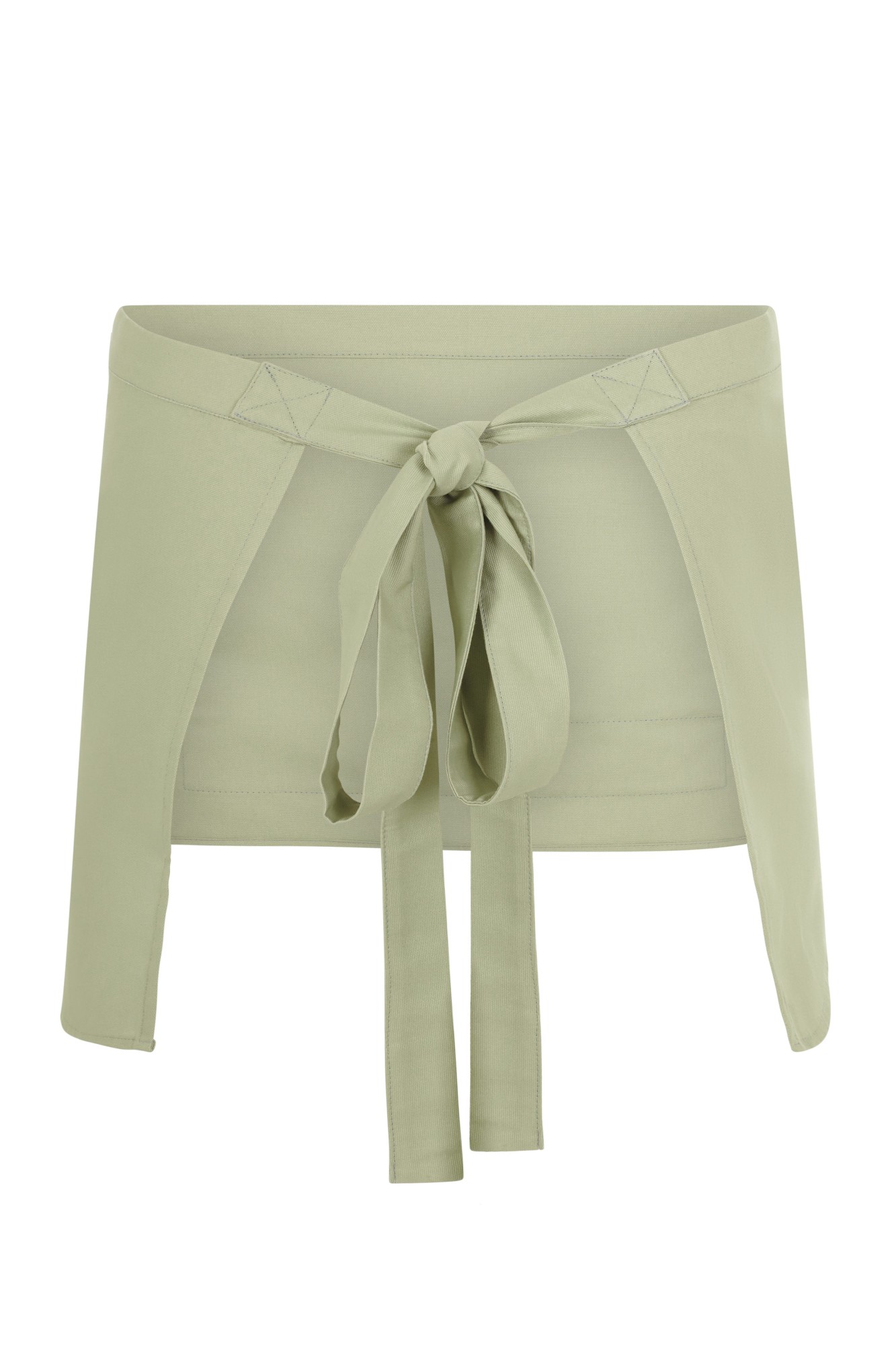 404224.DELANTAL CORTO ORGÁNICO PISTACHO U