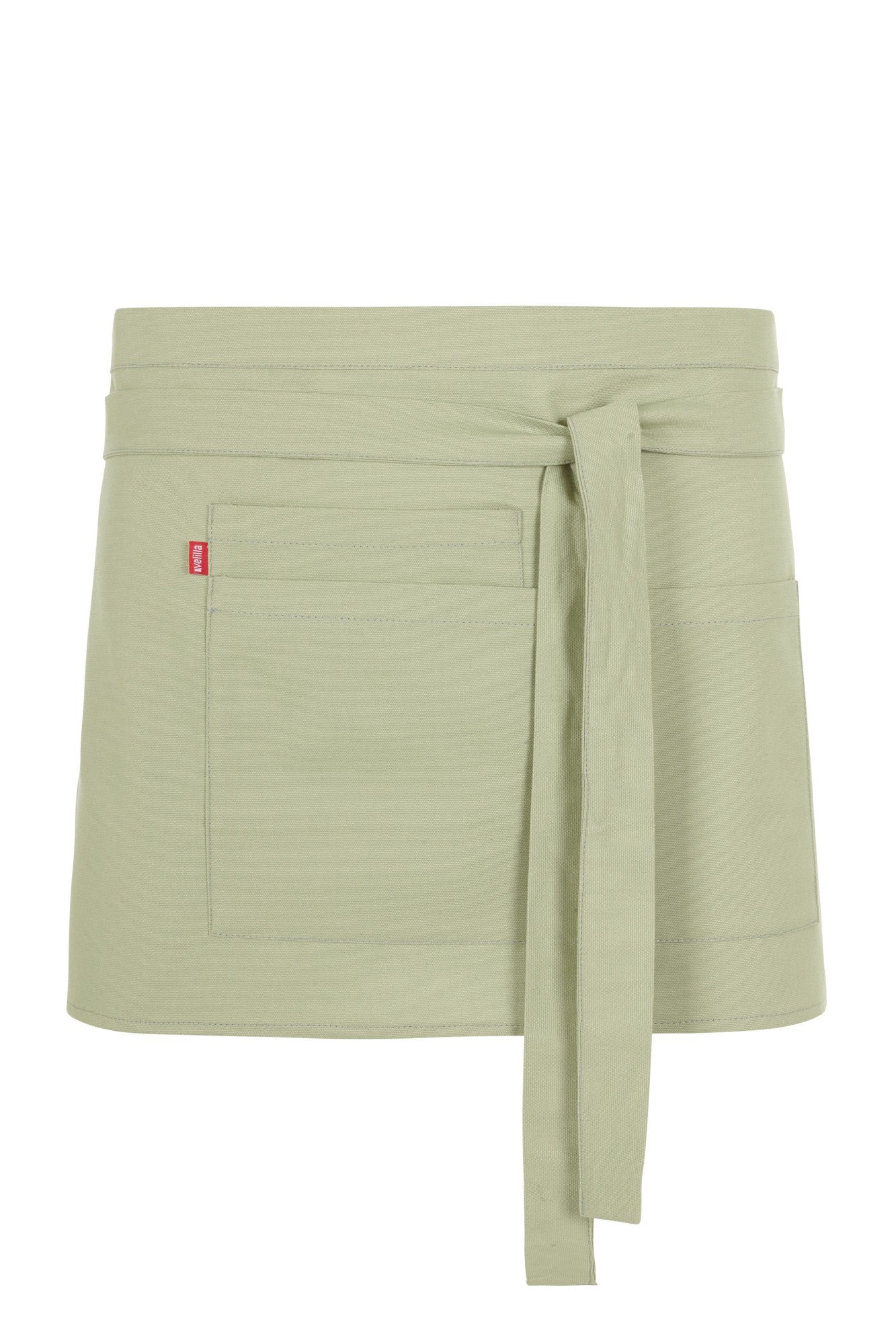 404224.DELANTAL CORTO ORGÁNICO PISTACHO U