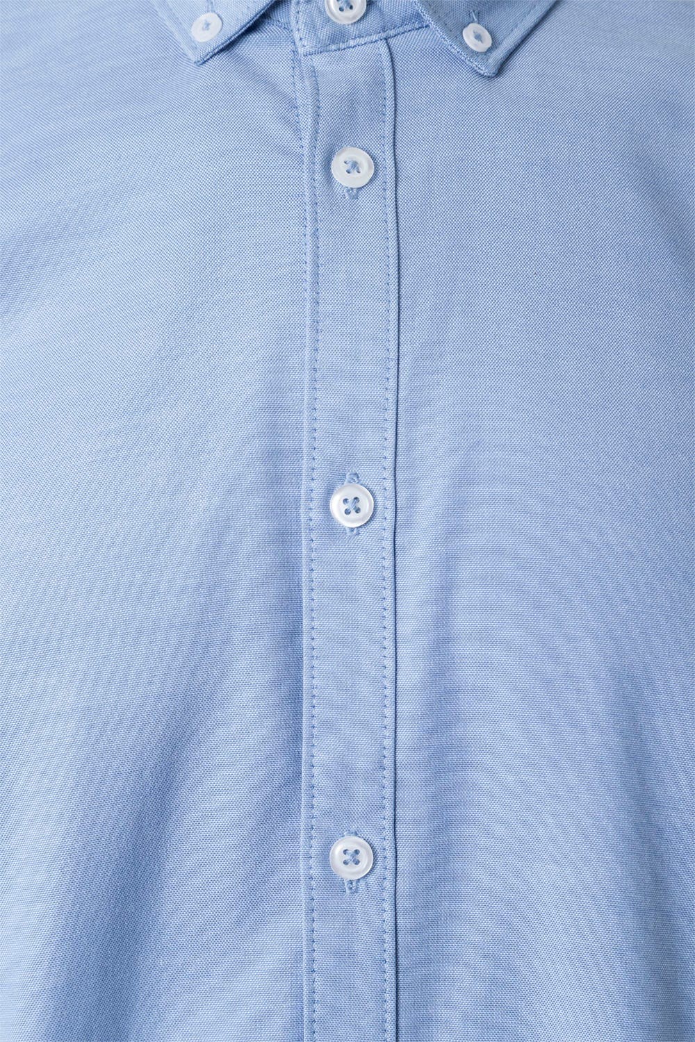 405004S.CAMISA OXFORD ML HOMBRE CELESTE 2XL