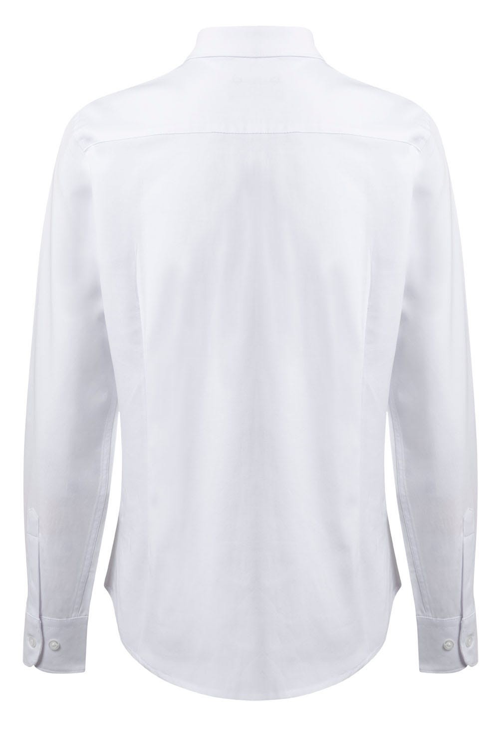 405005S.CAMISA OXFORD ML MUJER BLANCO 2XL