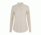 405005S.CAMISA OXFORD ML MUJER BEIGE CLARO XS
