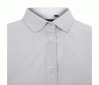 405005S.CAMISA OXFORD ML MUJER GRIS HIELO XS
