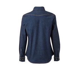 405007S.CAMISA DENIM ML MUJER DENIM AZUL 2XL
