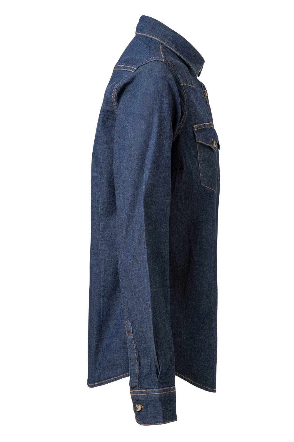 405007S.CAMISA DENIM ML MUJER DENIM AZUL 2XL