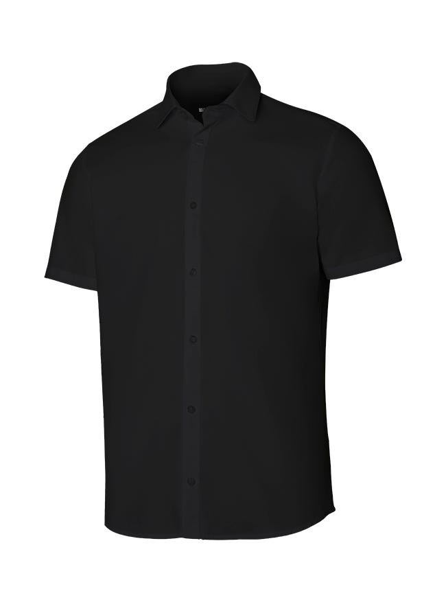 405008.CAMISA MC HOMBRE NEGRO 2XL