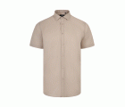 405008.CAMISA MC HOMBRE BEIGE CLARO S