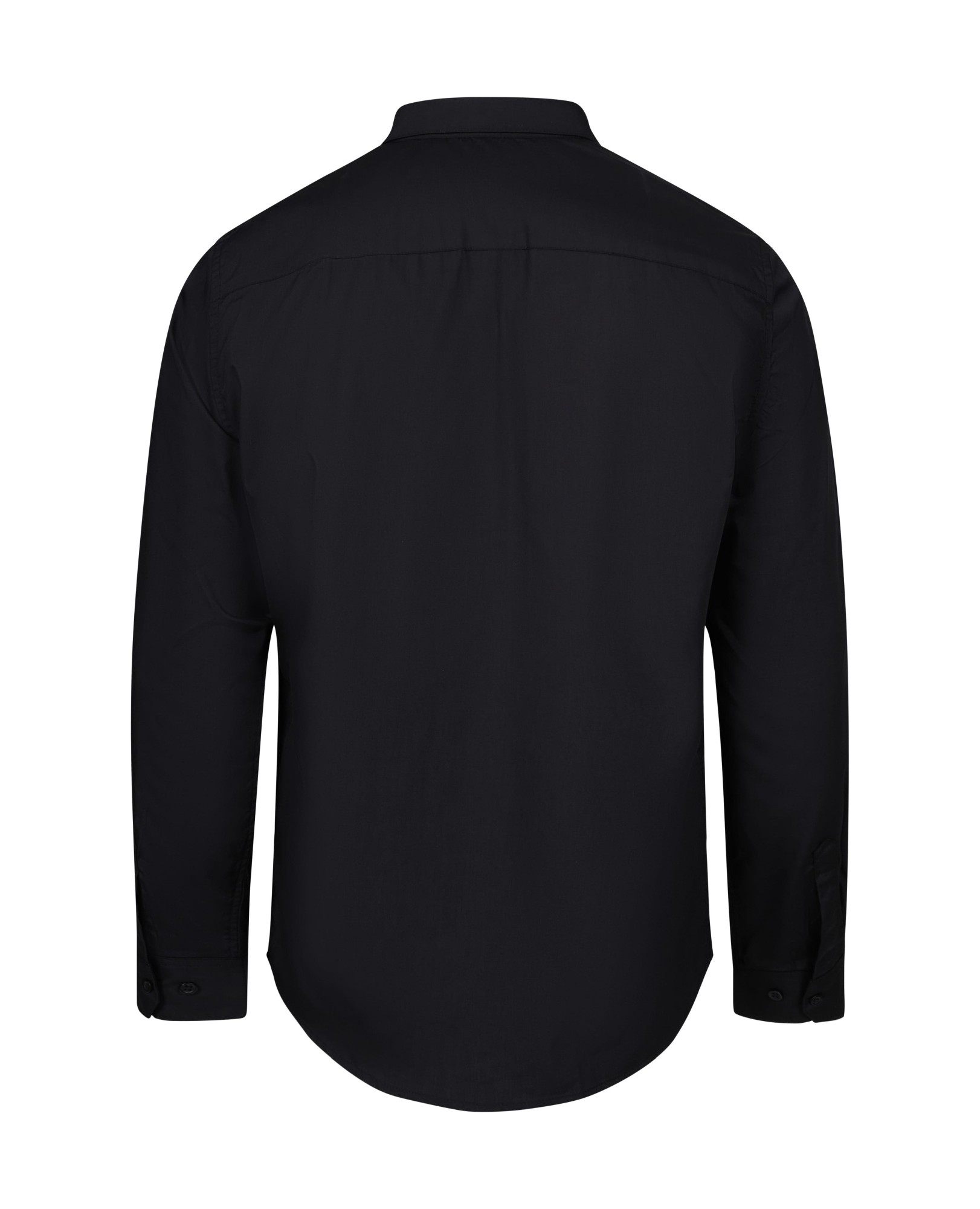 405009.CAMISA ML HOMBRE NEGRO 2XL