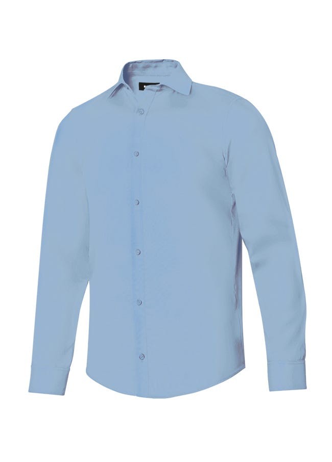 405009.CAMISA ML HOMBRE CELESTE 2XL