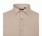 405009.CAMISA ML HOMBRE BEIGE CLARO S