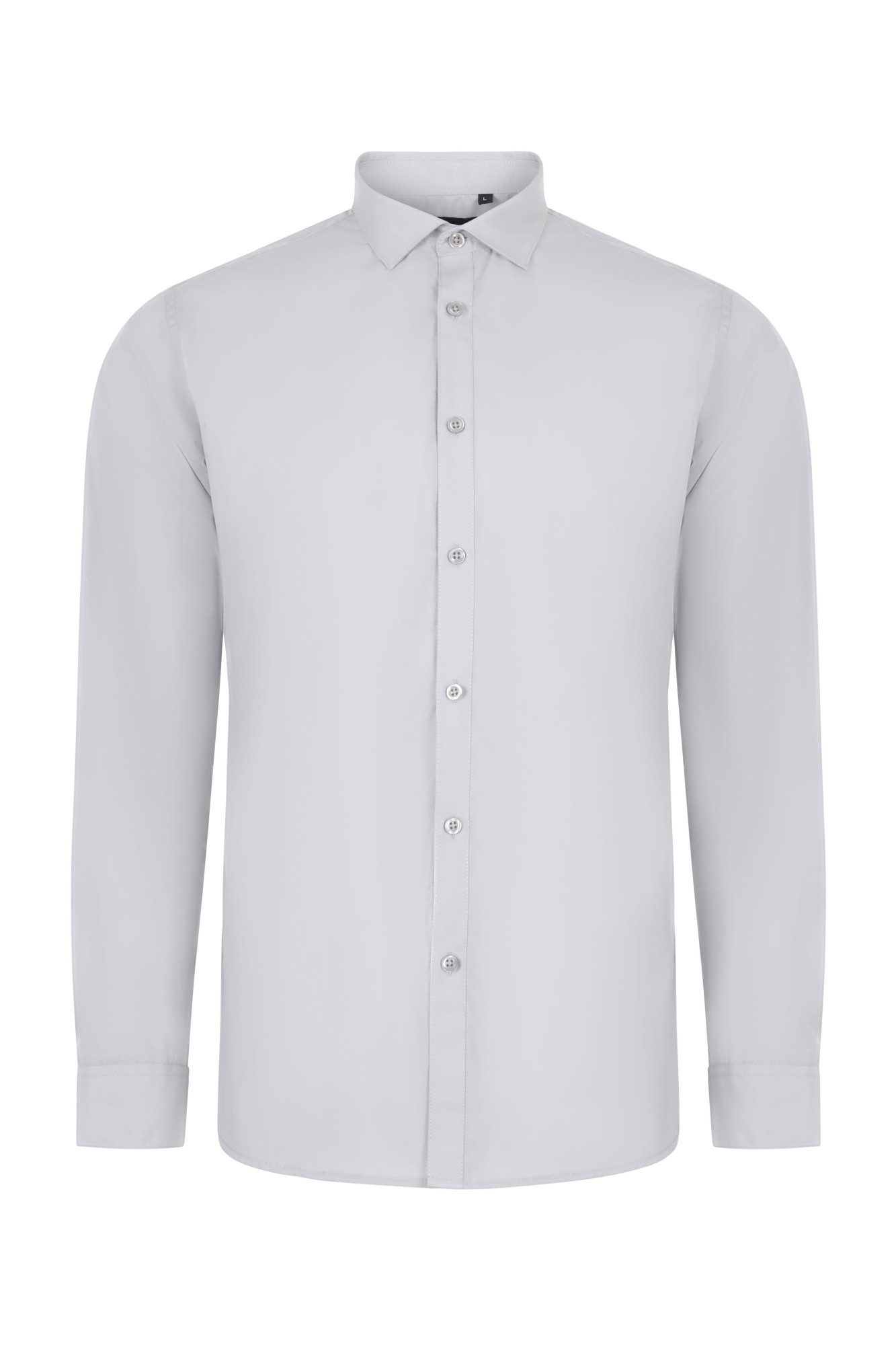 405009.CAMISA ML HOMBRE GRIS HIELO S