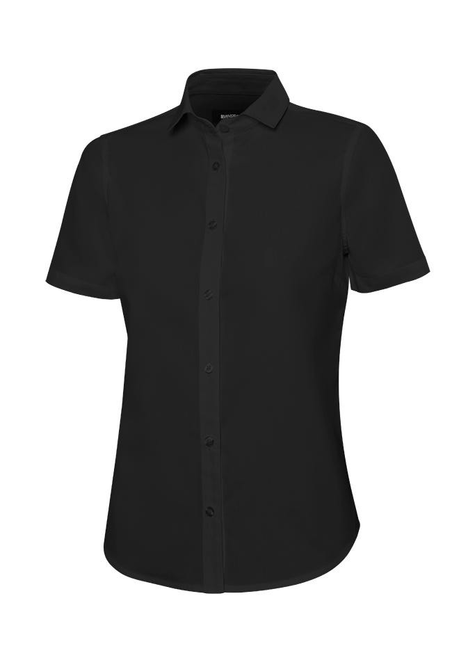 405010.CAMISA MC MUJER NEGRO 2XL