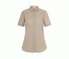 405010.CAMISA MC MUJER BEIGE CLARO XS