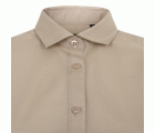 405010.CAMISA MC MUJER BEIGE CLARO XS