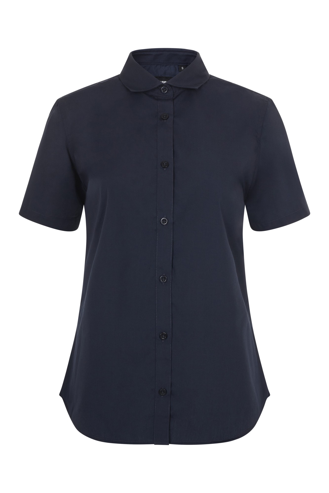 405010.CAMISA MC MUJER AZUL NAVY XS