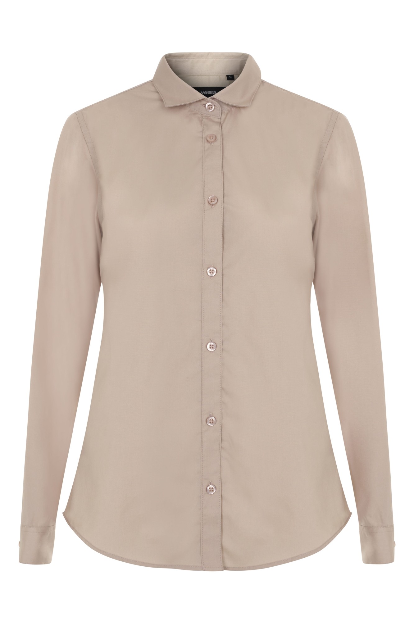 405011.CAMISA ML MUJER BEIGE CLARO XS