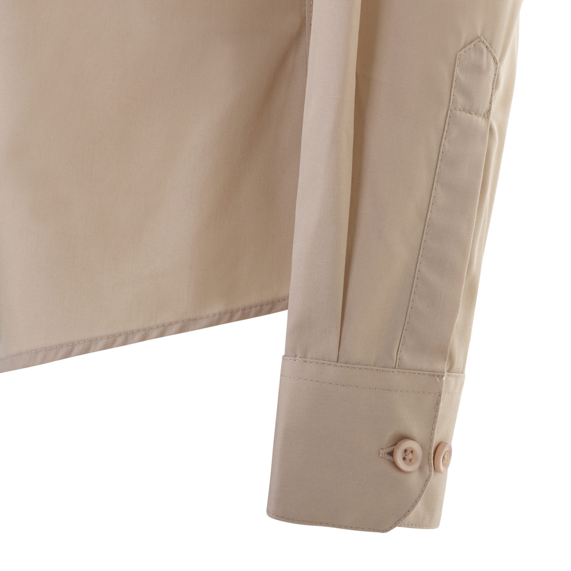 405011.CAMISA ML MUJER BEIGE CLARO XS