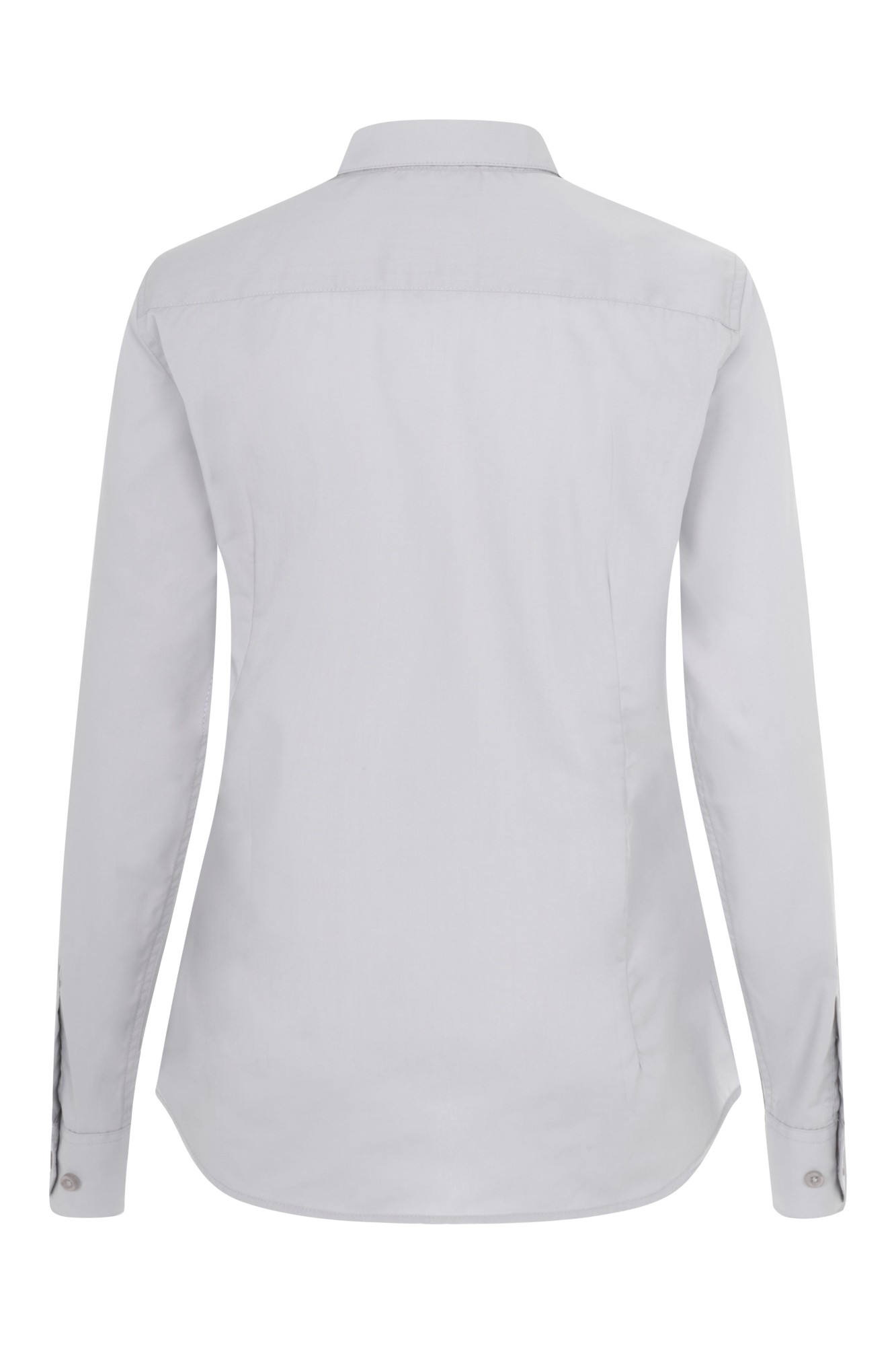 405011.CAMISA ML MUJER GRIS HIELO XS