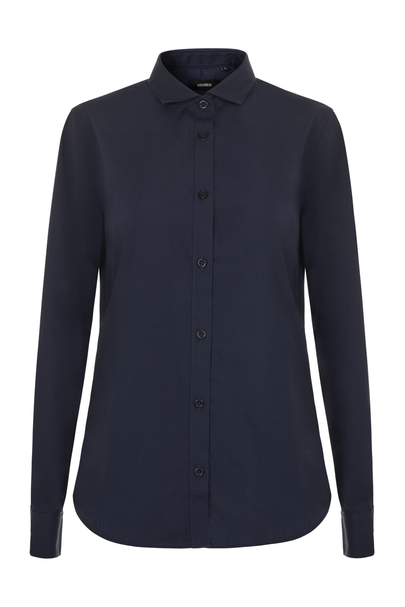 405011.CAMISA ML MUJER AZUL NAVY XS