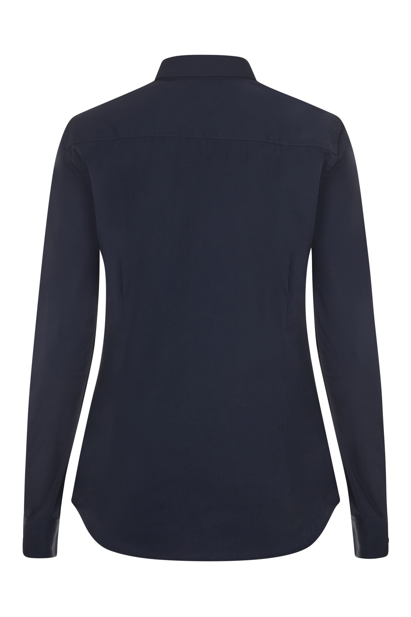 405011.CAMISA ML MUJER AZUL NAVY XS