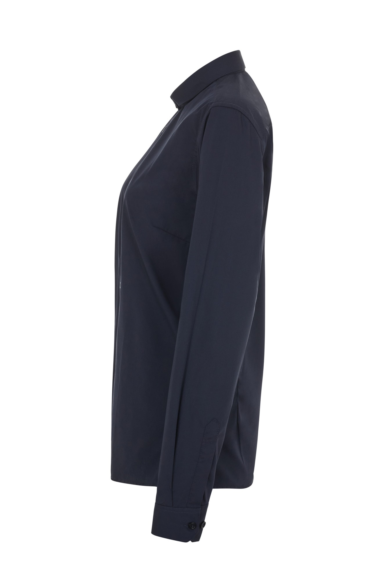 405011.CAMISA ML MUJER AZUL NAVY XS