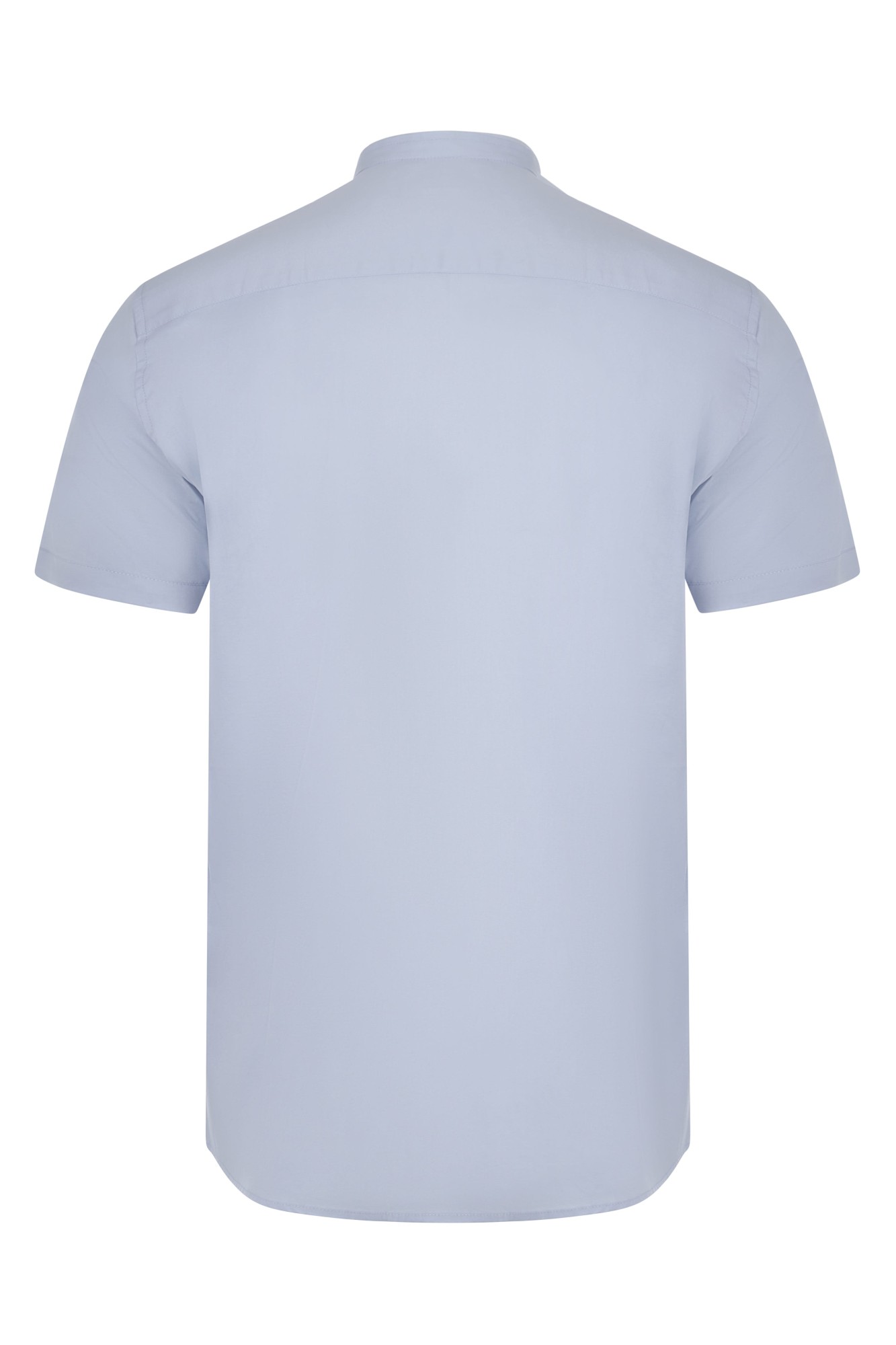 405012S.CAMISA STRETCH MC HOMBRE CELESTE S