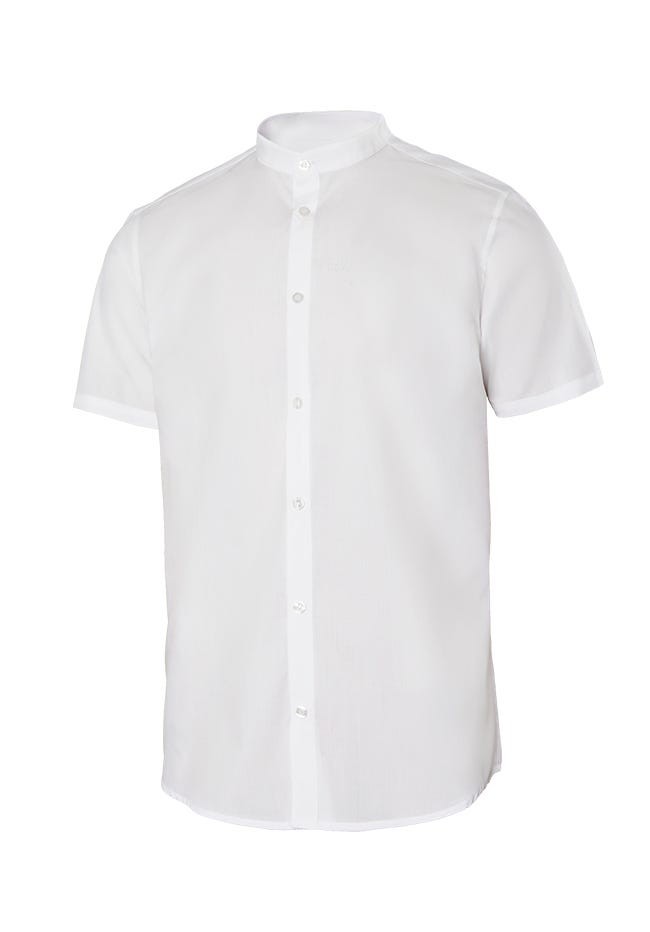 405012S.CAMISA STRETCH MC HOMBRE BLANCO 2XL