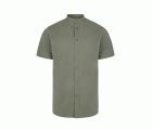 405012S.CAMISA STRETCH MC HOMBRE VERDE OLIVA CLARO S