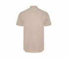 405012S.CAMISA STRETCH MC HOMBRE BEIGE CLARO S