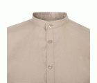 405012S.CAMISA STRETCH MC HOMBRE BEIGE CLARO S