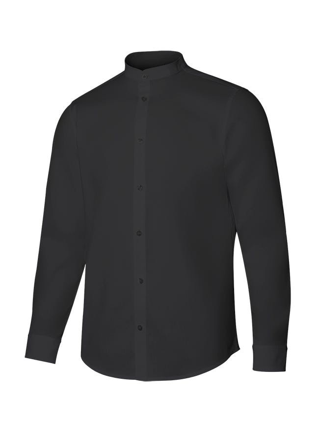 405013S.CAMISA STRETCH ML HOMBRE NEGRO 2XL