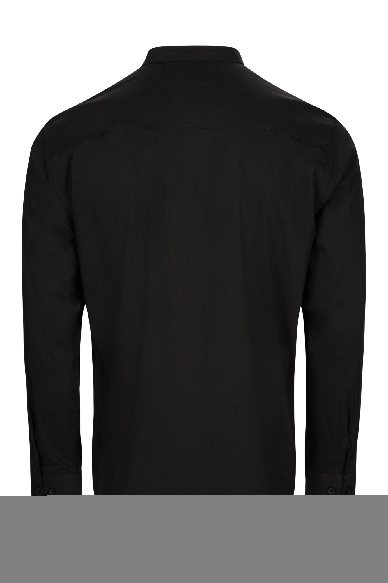 405013S.CAMISA STRETCH ML HOMBRE NEGRO 2XL