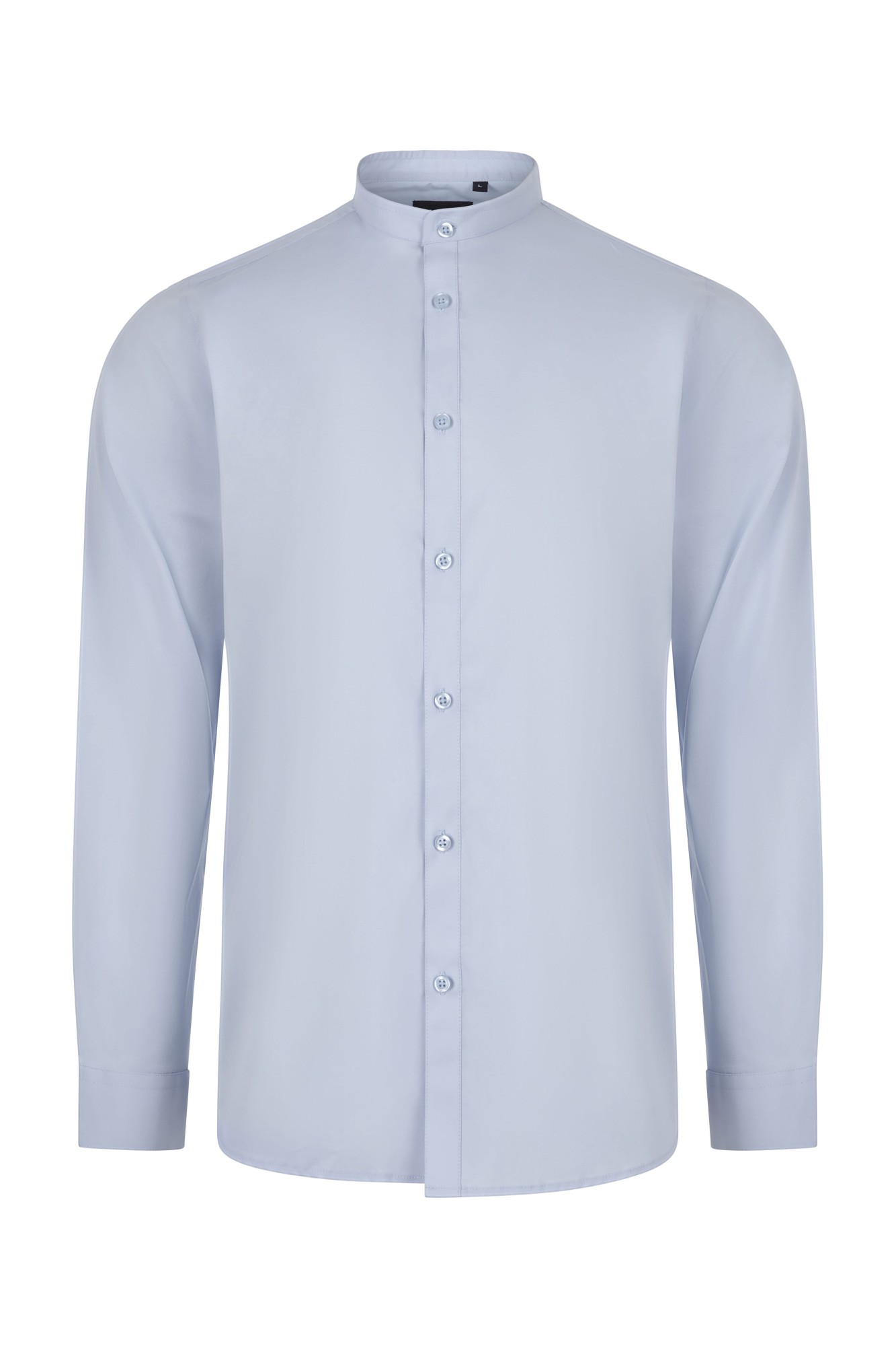 405013S.CAMISA STRETCH ML HOMBRE CELESTE S