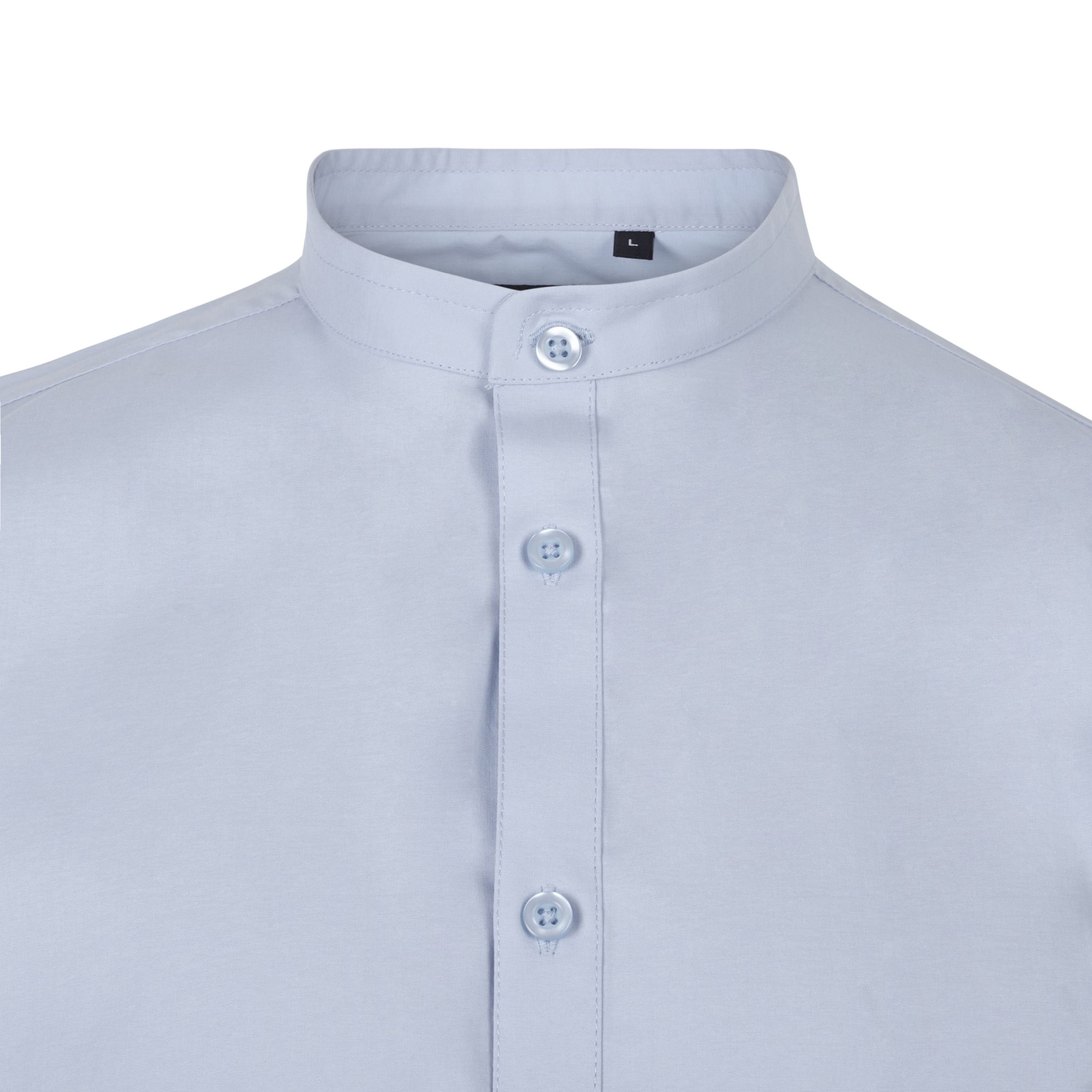 405013S.CAMISA STRETCH ML HOMBRE CELESTE S
