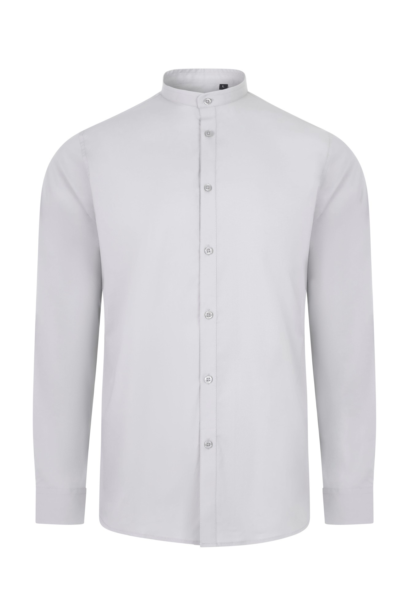 405013S.CAMISA STRETCH ML HOMBRE GRIS HIELO S