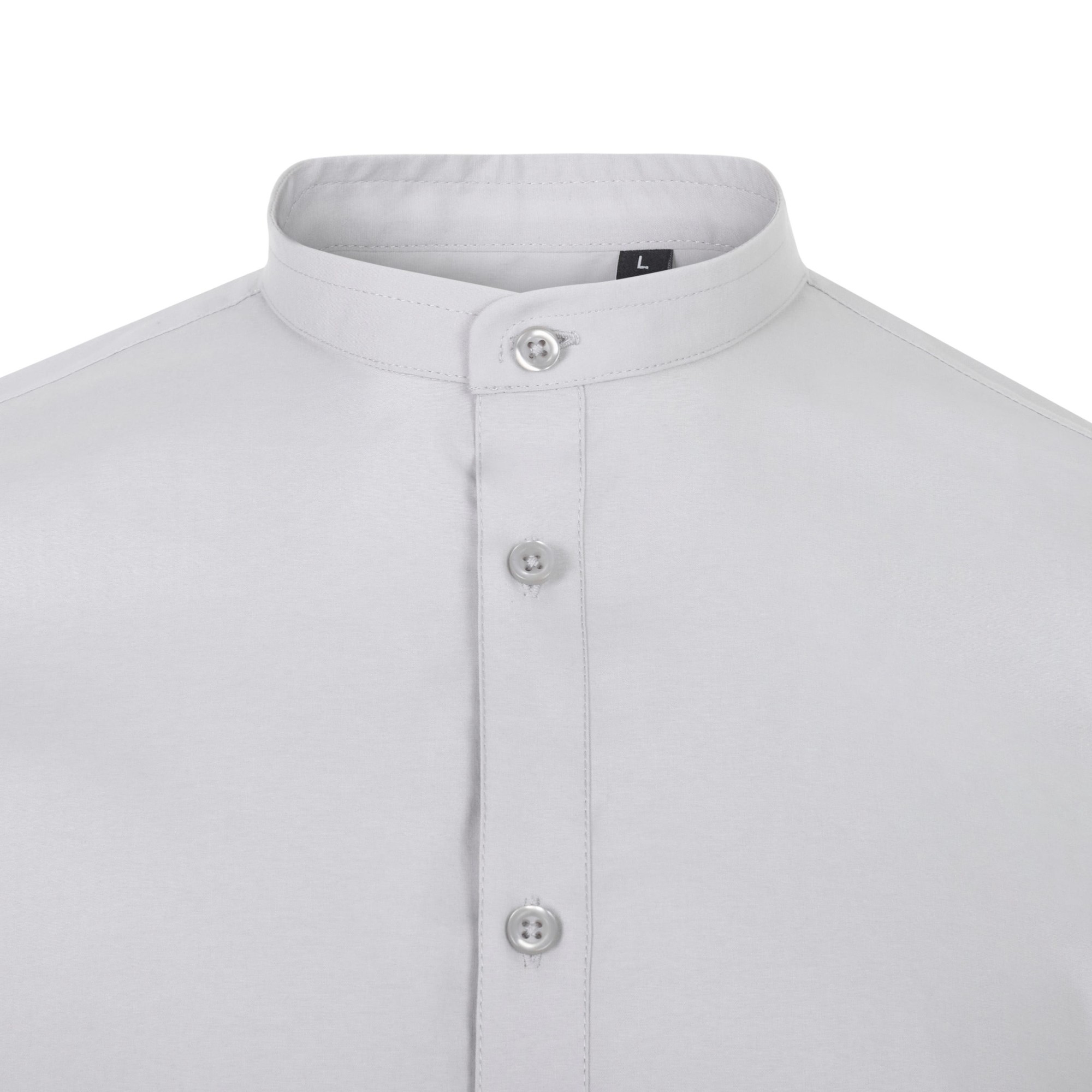 405013S.CAMISA STRETCH ML HOMBRE GRIS HIELO S